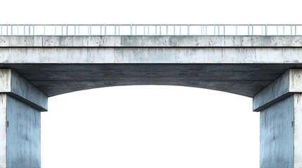 concrete bridge isolated on transparent background ,flyover bridge , © john