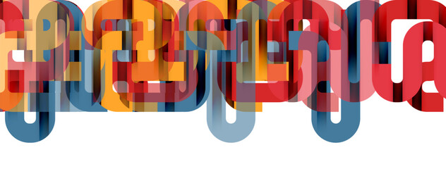 Dynamic waves, flowing lines, stripes vector geometric elements minimal pattern. Vector Illustration For Wallpaper, Banner, Background, Card, Book Illustration, landing page