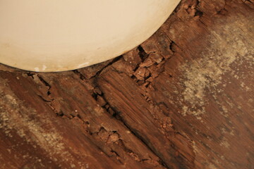 リフォーム中のトイレの様子