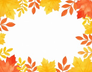 葉っぱの可愛いフレーム