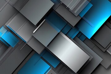 Abstract blue wavy box  shapes background and vibrant light  blue gradient wallpaper 3d render. 3d, cube, box, blue, light blue, shape, pattern, square, illustration, light, gray, backgrounds