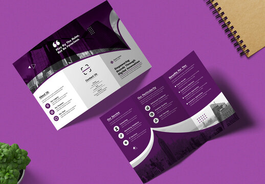 Digital Services Agency Trifold Brochure