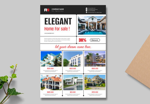 Elegent Home Sale Flyer