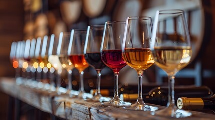 Elegant Wine Tasting Experience with Diverse Wine Selection and Tasting Notes