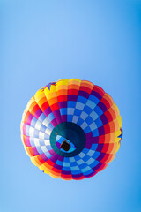 Obraz premium Colorful Hot Air Balloons Soaring at Reno NV Balloon Festival