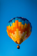 Naklejka premium Colorful Hot Air Balloons Soaring at Reno NV Balloon Festival