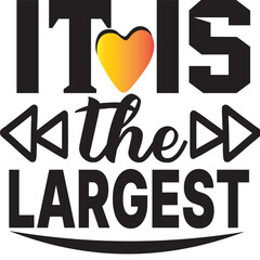 it is the largest