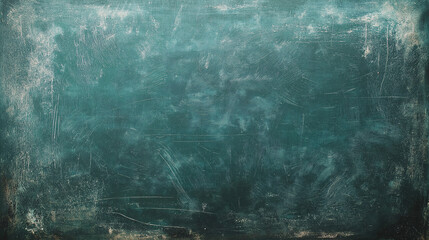 Fototapeta premium Vintage Green Chalkboard with Scratched Surface for Classroom and Educational Background