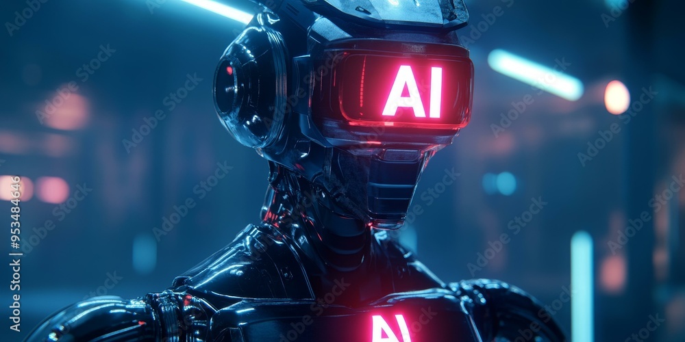 Poster a robot with 