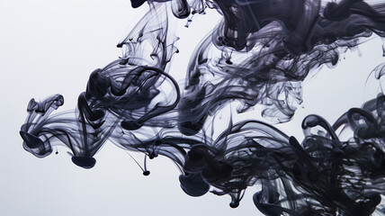 Captivating Ink Drops Art Stunning Fluid Floral Patterns with a Futuristic Touch