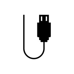 charger vector icon isolated on white background. simple and modern design.