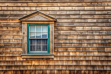 Weathered horizontal wood clapboard siding with rustic wooden trim and subtle texture, evoking a classic, cozy, and charming rural or coastal architectural aesthetic.