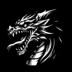 dragon head tattoo