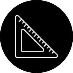 Triangular Ruler Icon