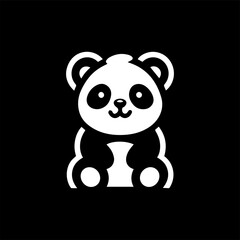 panda for logo vector
