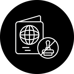 Illegal Passport Icon