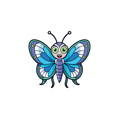 butterfly vector art and illustration