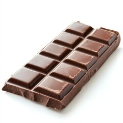 Fototapeta premium A chocolate bar with a white background