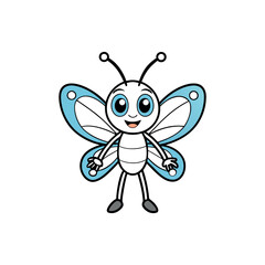 butterfly vector art and illustration