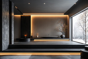 A minimalist concept design that conveys honor and dignity with clarity, emphasizing simplicity and elegance.