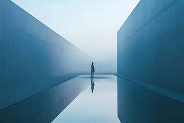 A minimalist concept design that conveys honor and dignity with clarity, emphasizing simplicity and elegance