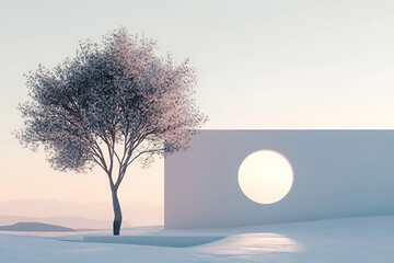 A minimalist concept design that conveys honor and dignity with clarity, emphasizing simplicity and elegance.