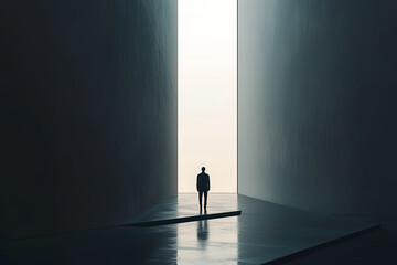 A minimalist concept design that conveys honor and dignity with clarity, emphasizing simplicity and elegance.