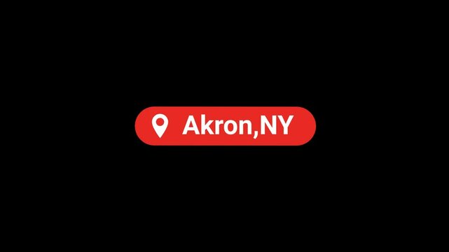 Akron ny Location title Animation
