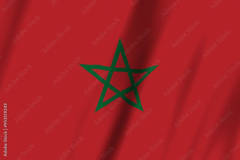 Canvas Prints Morocco flag background