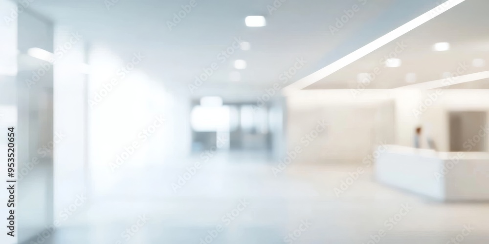 Aufkleber modern reception areas feature bright, inviting lighting, creating a welcoming atmosphere that enhan