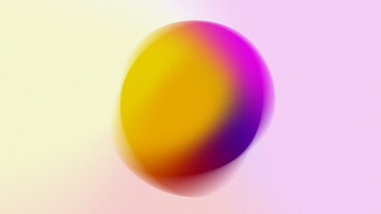 An abstract gradient artwork with blend of purple, yellow, and pink hues