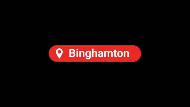 Binghamton Location title Animation