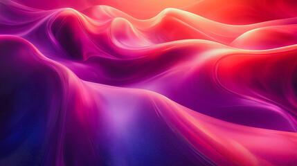 Obraz premium A purple and pink wave with a blue background. The wave is very long and has a lot of detail