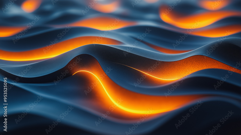Poster captivating abstract 3d background with layered textures and dynamic lighting, suitable for immersiv