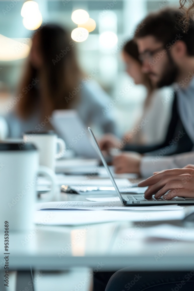 Poster A Collaborative Business Environment enhances teamwork and creativity, boosting productivity and communication. By leveraging technology, it optimizes performance and inspires solutions for growth