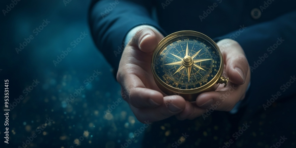 Aufkleber navigating the path to business success understanding the essential roles of leadership and strategy