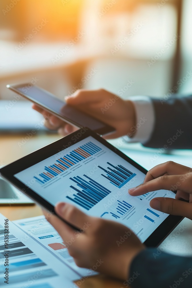Poster Business Analytics Tools for effective data visualization and decision making in todays dynamic business environment, enhancing strategic outcomes and optimizing organizational performance