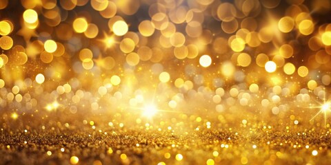 Golden bokeh background with a vibrant and festive feel, gold, bokeh, background, shimmer, festive, bright, lights