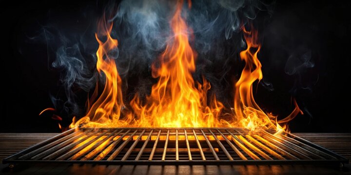 Gas grill fire hotsell