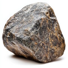 Fototapeta premium A large rock with a grey and brown color