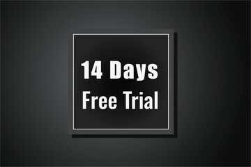 13 day free trial banner design. 13 days free banner background
