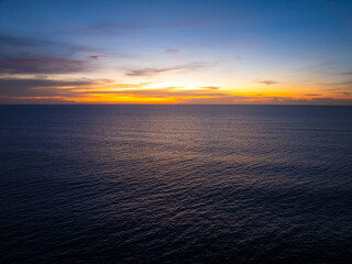 Sunset sky, Nature beautiful Light Sunset or sunrise over sea, Colorful dramatic majestic scenery sky,Amazing clouds and waves in sunset sky nature light cloud background