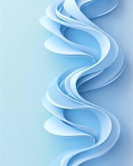 A captivating abstract design featuring flowing blue shapes on a soft background, perfect for modern visuals and creative projects.