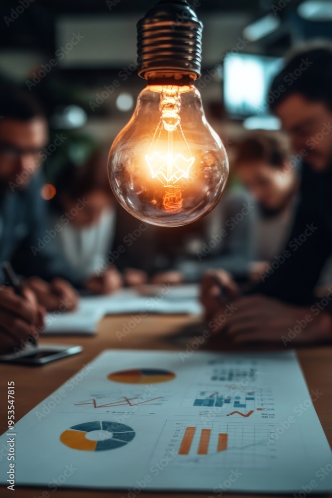 Poster join us for a dynamic and productive collaborative business strategy session, where innovative ideas