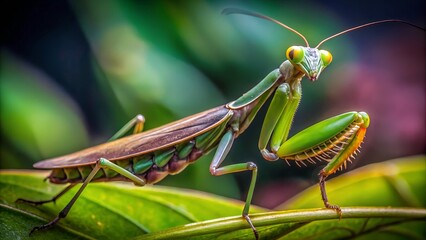 Praying mantis very detailed