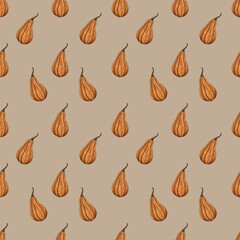 Pumpkin-Themed Pattern for Cozy Evenings
