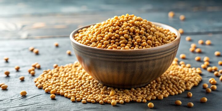 Urad dal beans in a decorative bowl, urad dal, split black gram, lentils, Indian cuisine, legumes, pulses, food