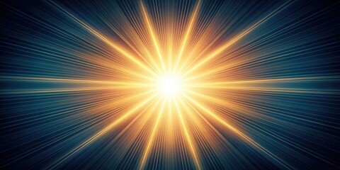Obraz premium Retro light burst against a dark background, retro, vintage, light, burst, explosion, radiating, design, effect, colorful