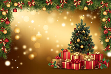 Creative Christmas Background for a Memorable Holiday Season & Social Media post