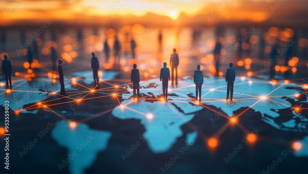 Poster Understanding global connectivity and networking is essential in todays complex marketplace, integrating analytics, collaboration, communication, and innovative strategies for success